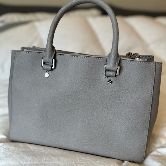 Michael Kors Saffiano Leather Satchel - Picture 7 of 9